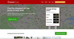 Desktop Screenshot of petrolprices.com